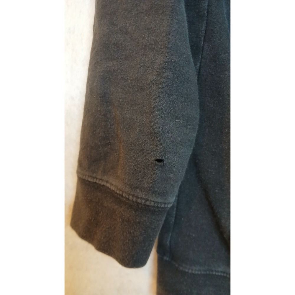 Polo Jeans Co Ralph Lauren‎ Hoodie Jacket Black Zip Up Pocket Hoodie Small Flaw - Picture 4 of 9